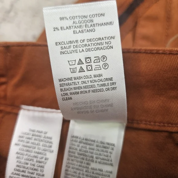 Lucky Brand Orange Ankle Pants - Picture 10 of 10